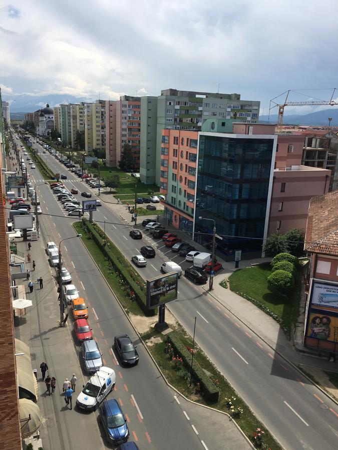 Apartmán Panoramic Apartament Sibiu Exteriér fotografie